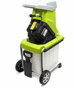 WILTEC Broyeur Végétaux électrique 2500W Déchiqueteur Jardin Branche Coupe 40mm Bac Ramassage Mobile