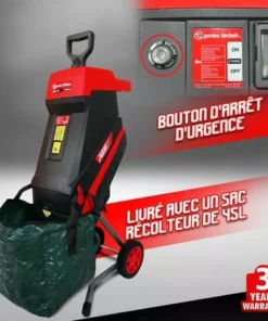 ELEM GARDEN TECHNIC Broyeur De Végétaux électrique 2400W -Promos Broyeur de végétaux Magasin 12378407 3