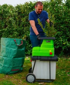 OXEO Broyeur Végétaux électrique 2500W - Branche Ø40mm - Capacité 50L -Promos Broyeur de végétaux Magasin 13726355 3