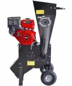 VIDAXL Déchiqueteuse De Bois à Essence Avec Moteur De 15 CH -Promos Broyeur de végétaux Magasin 14075192 3