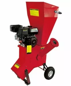 Broyeur De Jardin Pour Végétaux Diamètre Max 76mm Moteur Thermique 212cc 5,6 Cv LEA LE56212 - Rouge