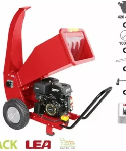 Broyeur Déchiqueteur De Branches 100 Mm Moteur Puissant 15CV LE56420-100 LEA - Rouge