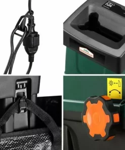 GARDEBRUK Broyeur De Végétaux Silencieux 2800 W Broyeur De Jardin Avec 2x Sac 60L Branches Arbustes 44mm -Promos Broyeur de végétaux Magasin 18743995 4