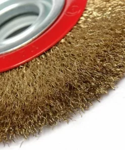 MOHOO 6 Pouce 150mm Brosse De Roue En Acier Avec Bagues Adaptateur Pour Broyeur à Banc -Promos Broyeur de végétaux Magasin 19893265 3