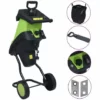 VidaXL Broyeur électrique De Jardin Avec 2 Lames Supplémentaires 2400W - Vert