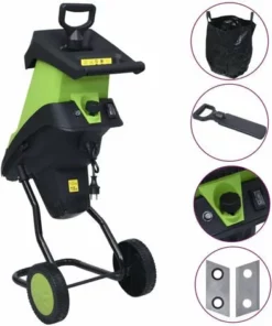 ASUPERMALL Broyeur Electrique De Jardin Avec 2 Lames Supplementaires 2400W