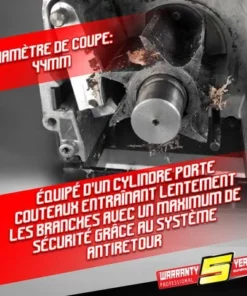 GARDEO PRO Broyeur De Végétaux électrique 2800W 44MM - Gardeo -Promos Broyeur de végétaux Magasin 2746822 3