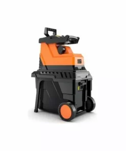 TACKLIFE Broyeur De Végétaux Électrique, 2800W Broyeur Végétaux Et Branches, 45mm Max Diamètrede Coupe, 55 L, Très Silencieux, Avec Roues PWS01A