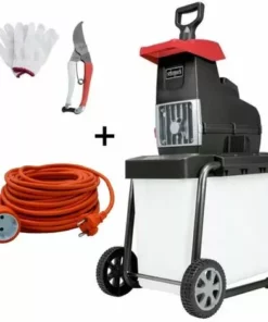 BROYEUR JARDIN ELECTRIQUE 2,8kW 45MM SCHEPPACH GS60 + EXTENSION CÂBLE 20 MT