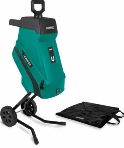 VONROC Broyeur De Végétaux 2500W – Pour Branches Jusqu’à Ø45mm - Bac De Ramassage De 45L Et Poussoir Inclus