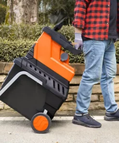 TOPSHAK TS-WS1 Broyeur De Végétaux Déchiqueteuse De Bois Déchiqueteuse De Feuilles D’arbre Broyeur De Branches 55L 2800W Prise EU -Promos Broyeur de végétaux Magasin 42965802 5