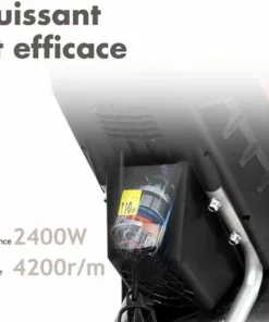 GOPLUS 45L Broyeur Végétaux Et Branches, Broyeur électrique Silencieux 2400W, Largeur De Coupe 45mm Avec Lame De Haute Qualité Et Bac De Collecte Pour Jardin Et Terres Agricoles -Promos Broyeur de végétaux Magasin 48930831 4