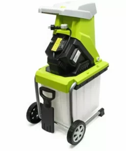 HELLOSHOP26 Broyeur Végétaux électrique 2500 Watts Déchiqueteur Jardin Branche Coupe 40 Mm Mobile