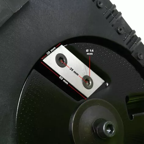 HELLOSHOP26 Broyeur Végétaux électrique 2500 Watts Déchiqueteur Jardin Branche Coupe 40 Mm Mobile 7 HELLOSHOP26 Broyeur Végétaux électrique 2500 Watts Déchiqueteur Jardin Branche Coupe 40 Mm Mobile – Image 5