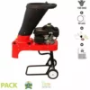 Broyeur De Végétaux Et Branches Coupe 50mm Moteur Thermique 159cc Fermier GF-1015 - Rouge -Promos Broyeur de végétaux Magasin 52817402 1