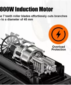 JMAX TS-WS2 Broyeur De Végétaux électrique 2800W 45mm 60L -Promos Broyeur de végétaux Magasin 53552390 5