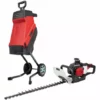 Pack SCHEPPACH Broyeur électrique - 2400 W - 2 Sac Collecteurs - GS55 - Taille-haies Thermique - 60 Cm - 1 CV - HTH250/240P -Promos Broyeur de végétaux Magasin 54111122 1