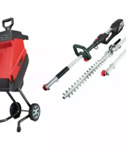 Pack SCHEPPACH Broyeur électrique - 2400 W - 2 Sac Collecteurs - GS55 - Taille-haies - 41 Cm - 900 W - TPH900