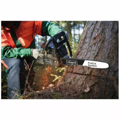 Pack SCHEPPACH Broyeur électrique - 2400 W - 2 Sac Collecteurs - GS55 - Tronçonneuse Thermique ProCut - 46 Cm - 1800 W - CSH46 4 Pack SCHEPPACH Broyeur électrique - 2400 W - 2 Sac Collecteurs - GS55 - Tronçonneuse Thermique ProCut - 46 Cm - 1800 W - CSH46 – Image 2