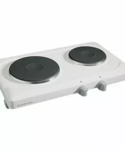 ROMMELSBACHER THS 2590 - Blanc - Comptoir - Plaque Scellée - Émaillé - 2 Zone(s) - 2 Zone(s) (THS 2590)