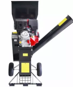 FIMEI Broyeur De Bois à Essence Déchiqueteuse De Bois à Essence Avec Moteur De 15 CH