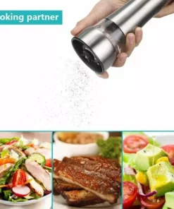 PESCE 2 Pcs Moulin À Sel Et À Poivre Moulin Broyeur Réglable Moulin En Céramique Mécanisme 304 En Acier Inoxydable Brossé Acrylique Corps Sel Et Poivre Shakers Pour Sel, Poivre, Herbes Séchées, Épices 11 PESCE 2 Pcs Moulin À Sel Et À Poivre Moulin Broyeur Réglable Moulin En Céramique Mécanisme 304 En Acier Inoxydable Brossé Acrylique Corps Sel Et Poivre Shakers Pour Sel, Poivre, Herbes Séchées, Épices -Promos Broyeur de végétaux Magasin 64521709 5