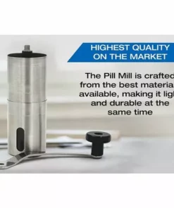 ZHUOXUAN Broyeur De Pilules - Broie Plusieurs Comprimés En Une Poudre Fine - Broyeur De Médicaments En Métal -Promos Broyeur de végétaux Magasin 66958531 4