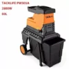 PEDY Broyeur De Végétaux 2800 W Broyeur De Jardin Jaune -Promos Broyeur de végétaux Magasin 67634548 1