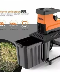 PEDY Broyeur De Végétaux 2800 W Broyeur De Jardin Jaune 9 PEDY Broyeur De Végétaux 2800 W Broyeur De Jardin Jaune -Promos Broyeur de végétaux Magasin 67634548 3