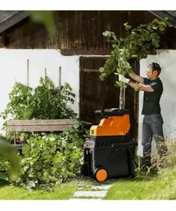 PEDY Broyeur De Végétaux 2800 W Broyeur De Jardin Jaune 11 PEDY Broyeur De Végétaux 2800 W Broyeur De Jardin Jaune -Promos Broyeur de végétaux Magasin 67634548 5