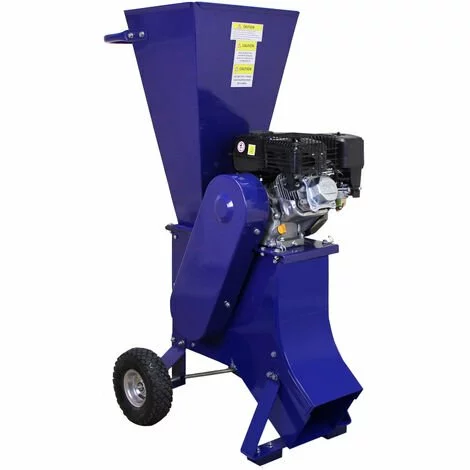 T-Mech Broyeur De Branches, Déchiqueteuse De Feuilles D’arbre 196 Cc 6,5 CV Pour Jardiniers Professionnels Et Paysagistes - Bleu 5 T-Mech Broyeur De Branches, Déchiqueteuse De Feuilles D’arbre 196 Cc 6,5 CV Pour Jardiniers Professionnels Et Paysagistes - Bleu – Image 3