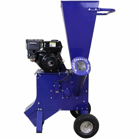 T-Mech Broyeur De Branches, Déchiqueteuse De Feuilles D’arbre 196 Cc 6,5 CV Pour Jardiniers Professionnels Et Paysagistes - Bleu 6 T-Mech Broyeur De Branches, Déchiqueteuse De Feuilles D’arbre 196 Cc 6,5 CV Pour Jardiniers Professionnels Et Paysagistes - Bleu – Image 4